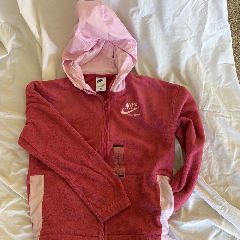 NWT - Nike Kids Pink Hoodie